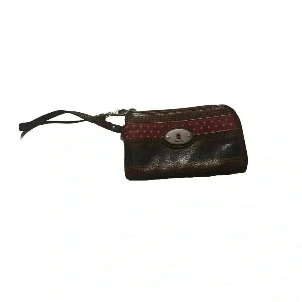 Fossil Key-Per Wallet Multi Compartment Midwestern Wallet - Picture 2 of 7